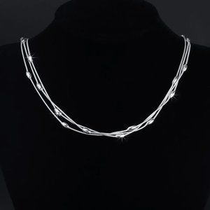 925 sterling silver Charms beads Necklace for women luxury fashion party